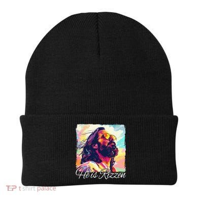 He Is Rizzen Jesus Beanie