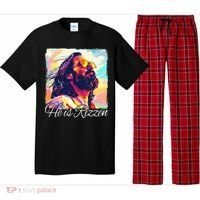He Is Rizzen Jesus Pajama Set thumb 0