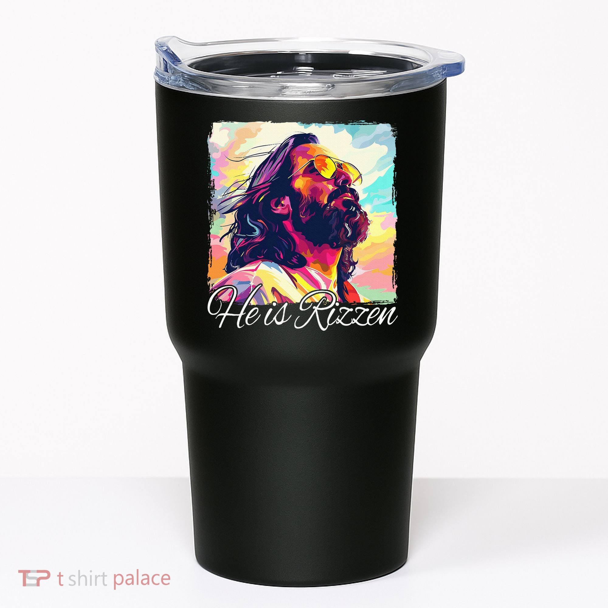 He Is Rizzen Jesus Tumbler