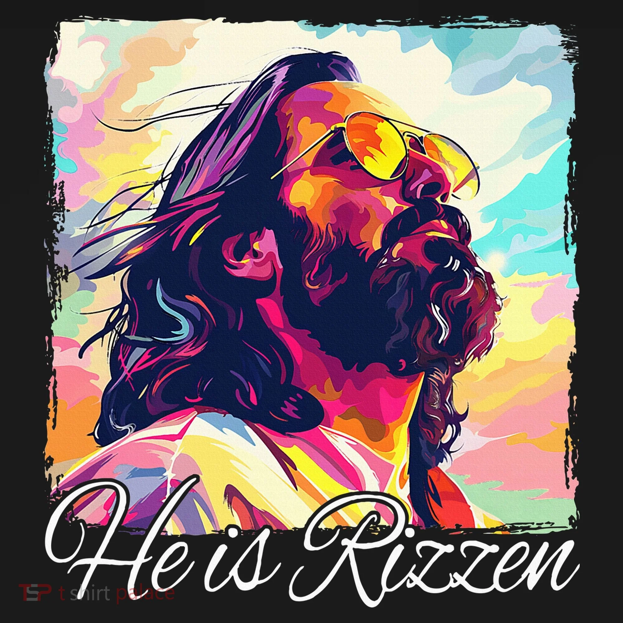He Is Rizzen Jesus Mousepad