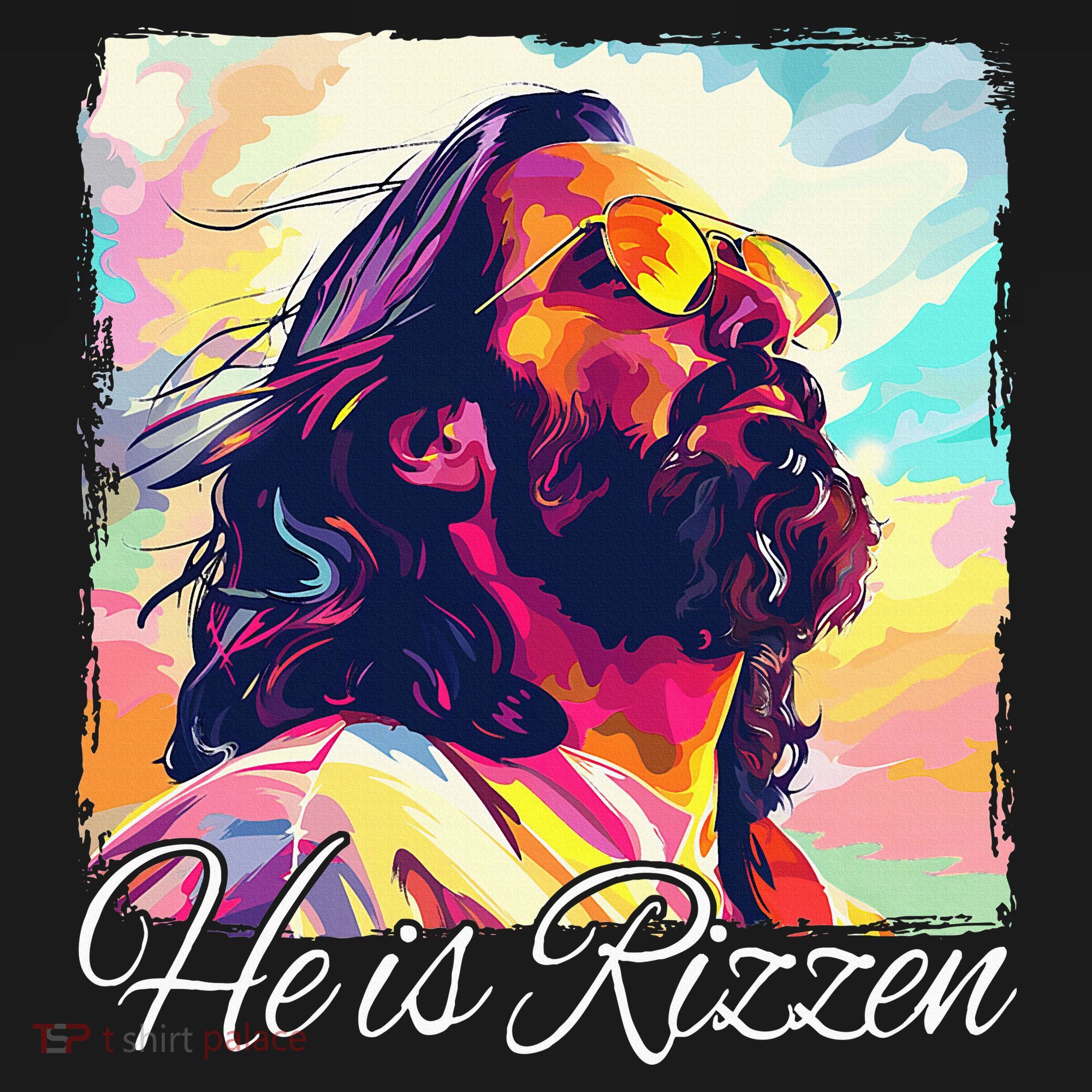 He Is Rizzen Jesus Ornament