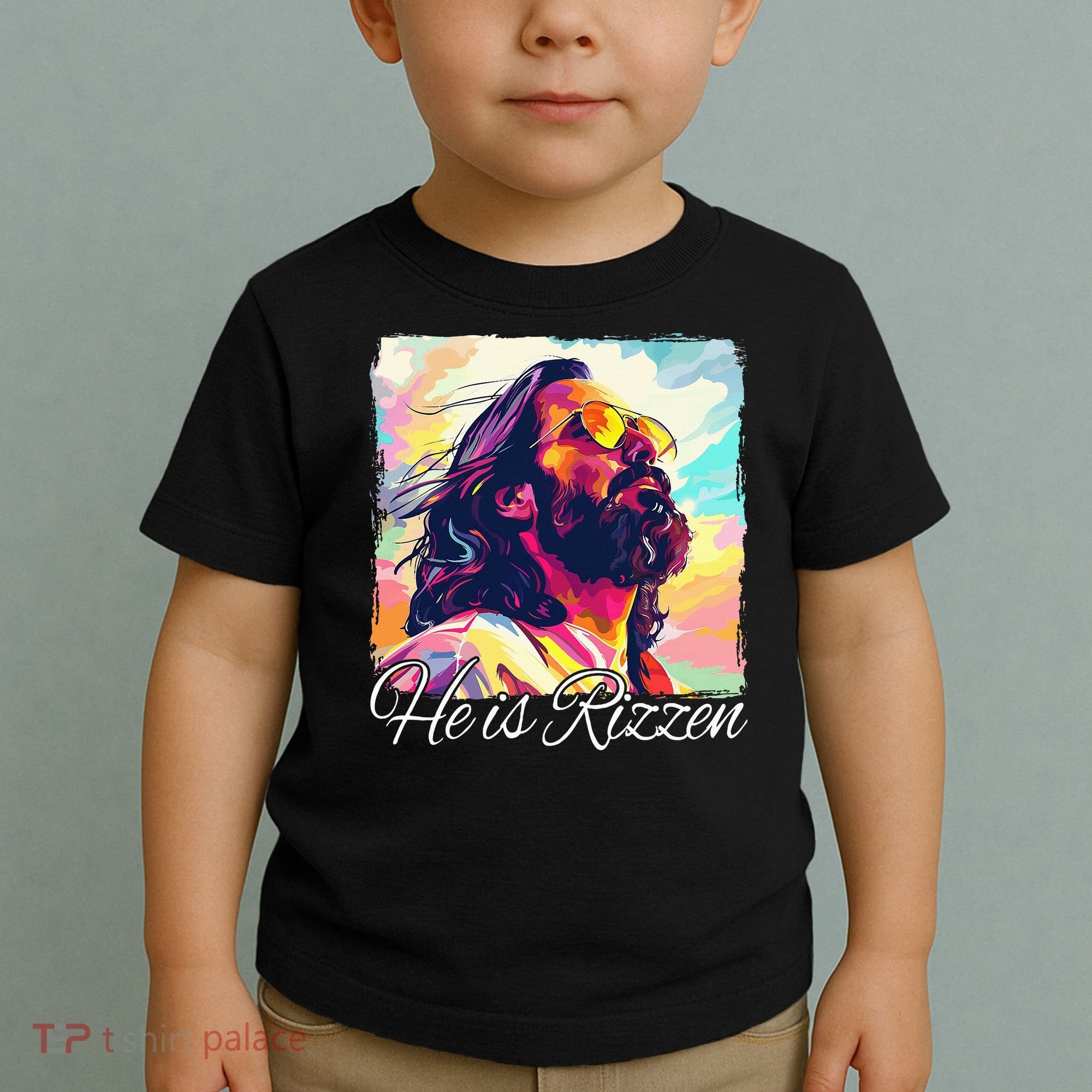 He Is Rizzen Jesus Toddler T-Shirt