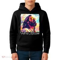 He Is Rizzen Jesus Kids Hoodie thumb 4