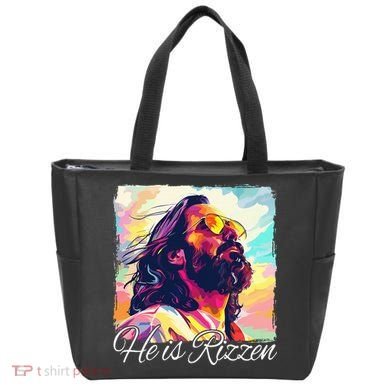 He Is Rizzen Jesus Tote Bag