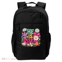 He Is Risen Easter Floral Gift For Christians Backpack thumb 0
