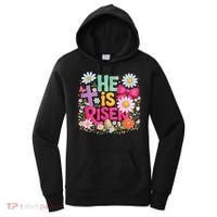 He Is Risen Easter Floral Gift For Christians Women's Hoodie thumb 0