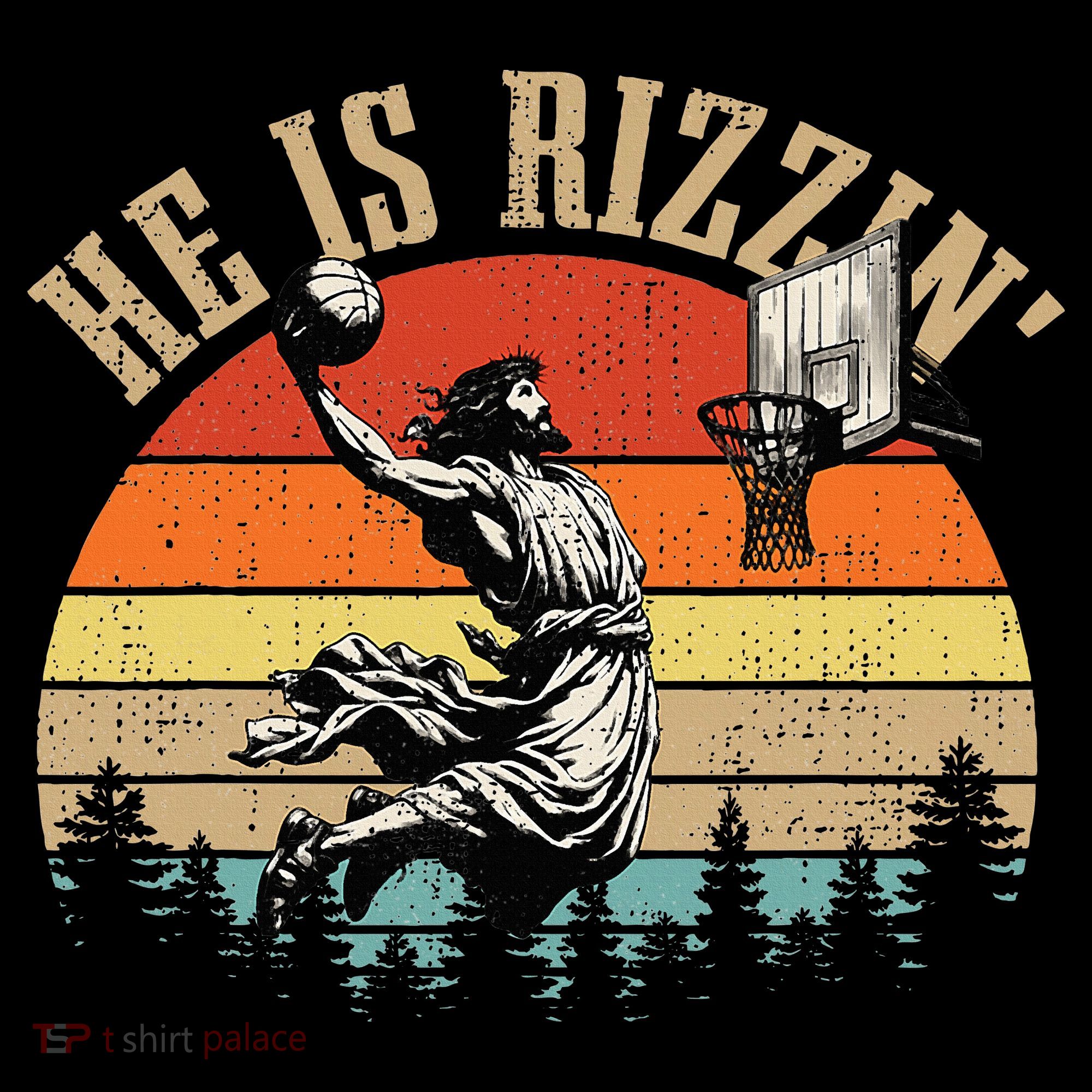 He Is Rizzin Easter Jesus Christian Women's Hoodie