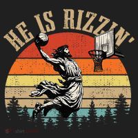 He Is Rizzin Easter Jesus Christian Hat thumb 2