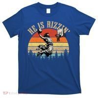 He Is Rizzin Easter Jesus Christian T-Shirt thumb 0
