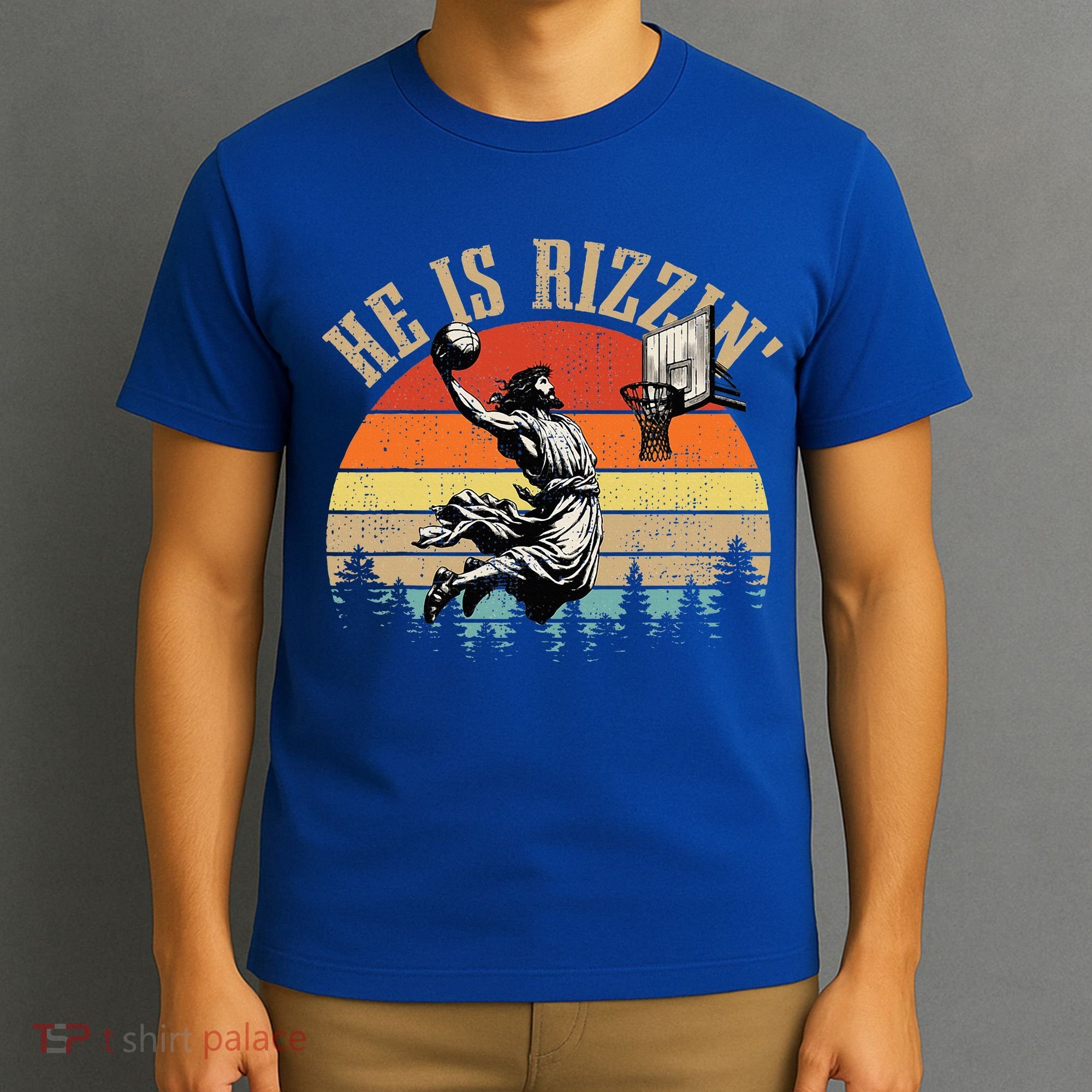 He Is Rizzin Easter Jesus Christian T-Shirt