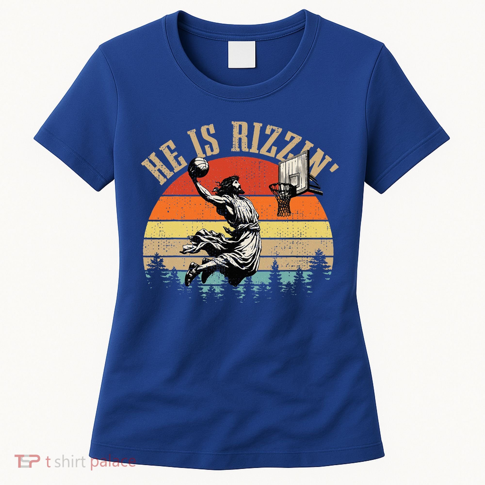 He Is Rizzin Easter Jesus Christian Women's T-Shirt