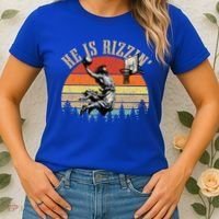 He Is Rizzin Easter Jesus Christian Women's T-Shirt thumb 2