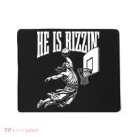 He Is Rizzin Funny Jesus Basketball Meme Mousepad thumb 0
