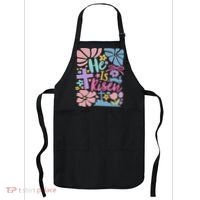 He Is Risen Easter Cross Coquette Jesus Christian Religious Apron thumb 0