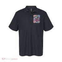 He Is Risen Easter Cross Coquette Jesus Christian Religious Polo thumb 0