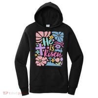 He Is Risen Easter Cross Coquette Jesus Christian Religious Women's Hoodie thumb 0