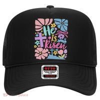 He Is Risen Easter Cross Coquette Jesus Christian Religious Hat thumb 0