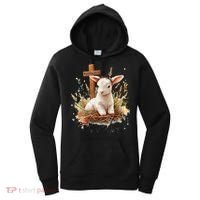 He Is Risen Lamb Matthew 286 Christian Jesus Bible Verses Women's Hoodie thumb 0
