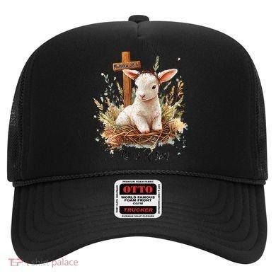 He Is Risen Lamb Matthew 286 Christian Jesus Bible Verses Hat
