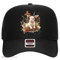 He Is Risen Lamb Matthew 286 Christian Jesus Bible Verses Hat thumb 0