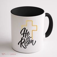 He Is Risen Easter Sunday Coffee Mug thumb 1