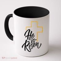 He Is Risen Easter Sunday Coffee Mug thumb 0