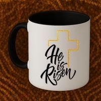 He Is Risen Easter Sunday Coffee Mug thumb 2