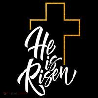 He Is Risen Easter Sunday Pajama Set thumb 2