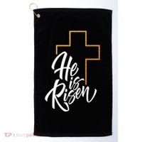 He Is Risen Easter Sunday Golf Towel thumb 0