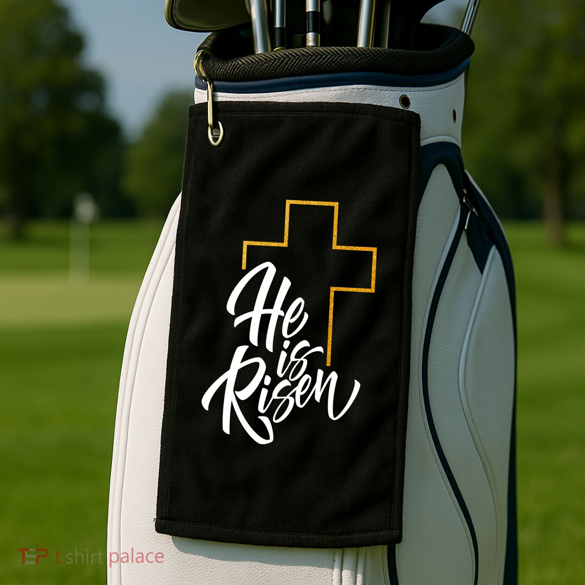 He Is Risen Easter Sunday Golf Towel