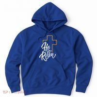 He Is Risen Easter Sunday Hoodie thumb 0