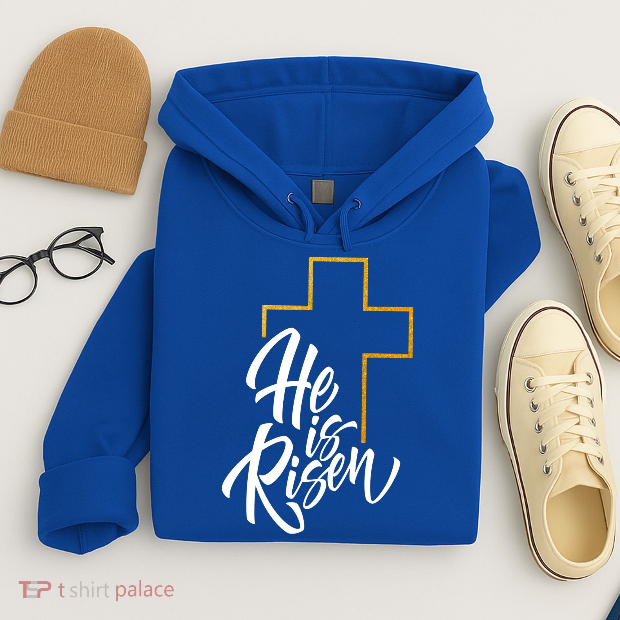He Is Risen Easter Sunday Hoodie