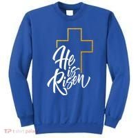 He Is Risen Easter Sunday Sweatshirt thumb 0