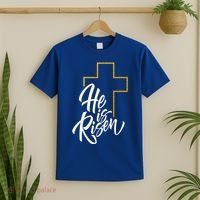 He Is Risen Easter Sunday T-Shirt thumb 2