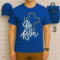 He Is Risen Easter Sunday T-Shirt thumb 6