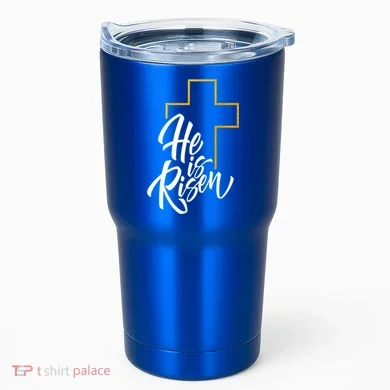 He Is Risen Easter Sunday Tumbler