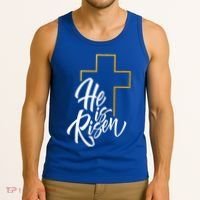 He Is Risen Easter Sunday Tank Top thumb 3