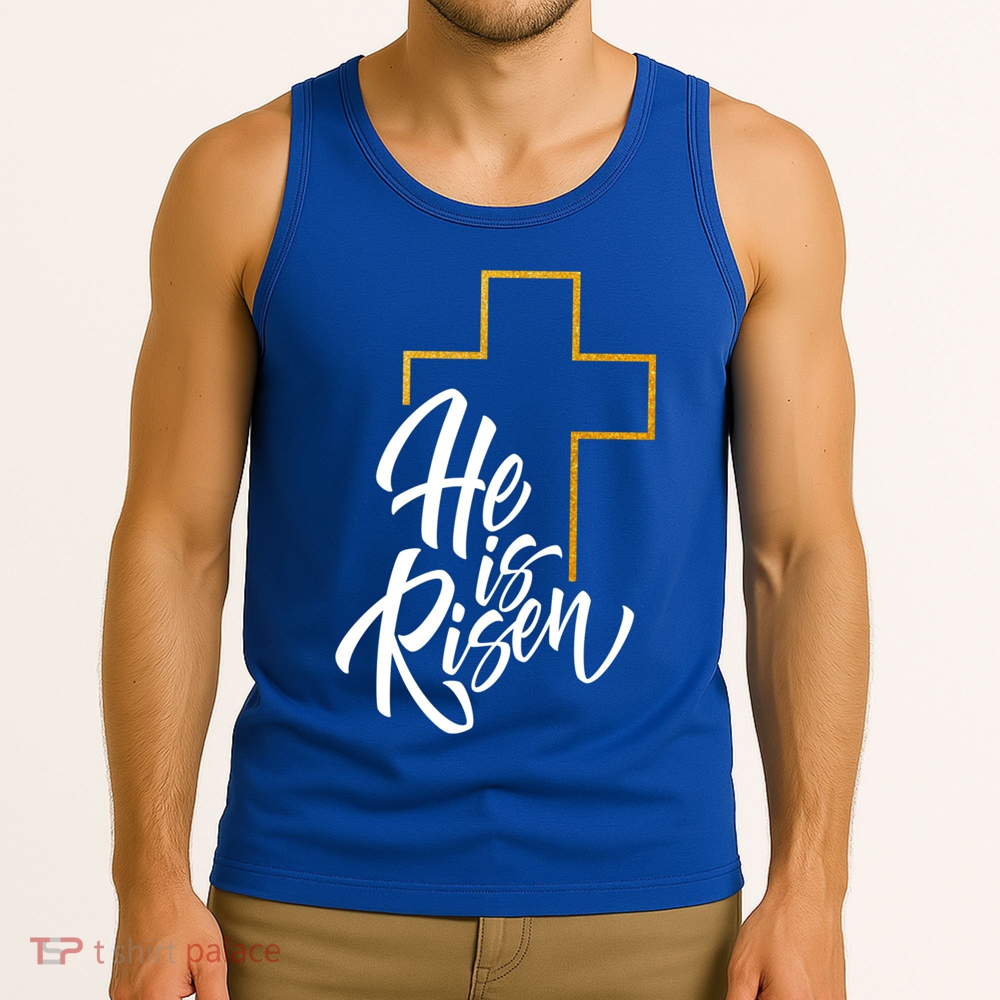 He Is Risen Easter Sunday Tank Top