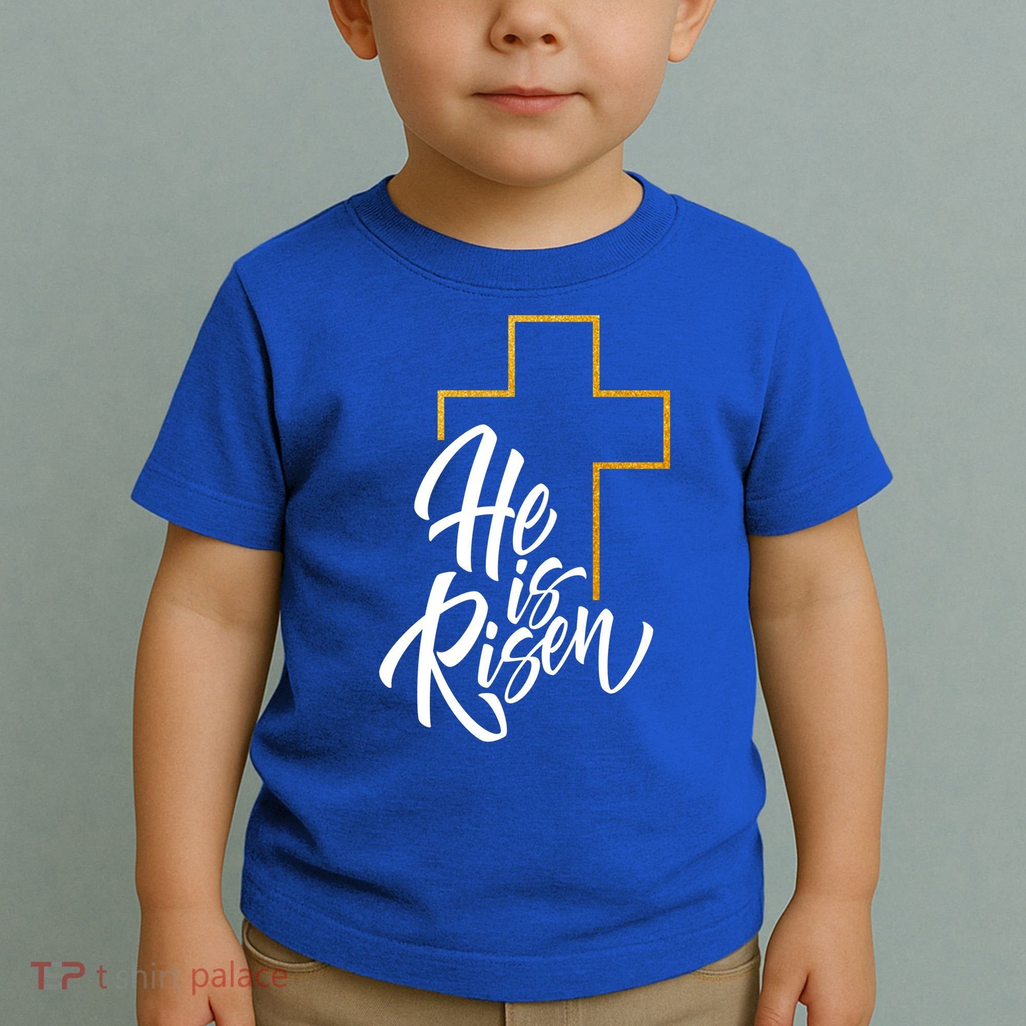 He Is Risen Easter Sunday Toddler T-Shirt