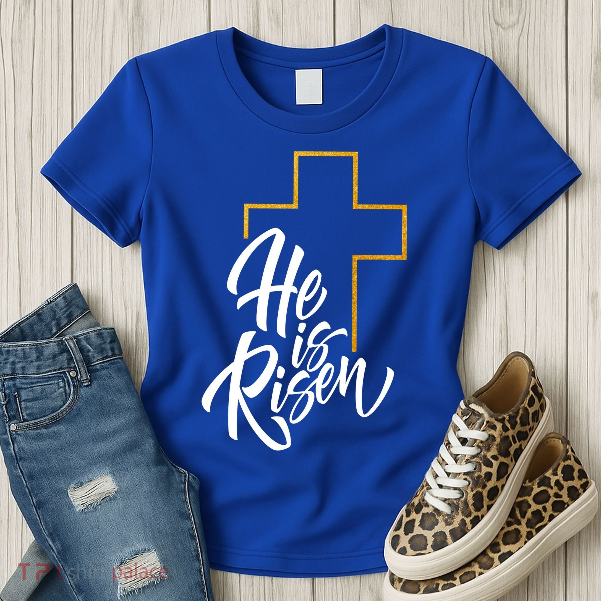 He Is Risen Easter Sunday Women's T-Shirt