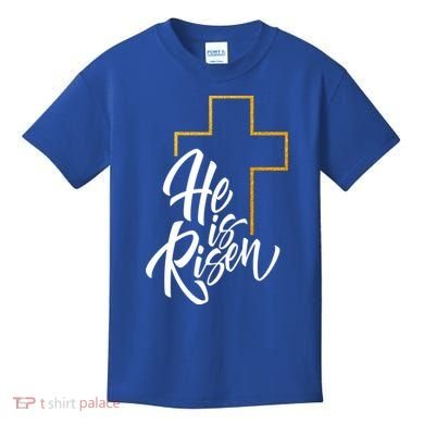 He Is Risen Easter Sunday Kids T-Shirt