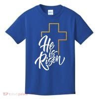 He Is Risen Easter Sunday Kids T-Shirt thumb 0
