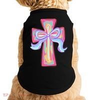 He Is Risen Jesus Christian Happy Easter Women Doggie Tank thumb 0
