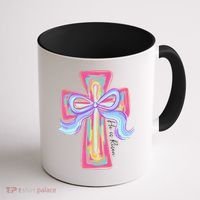 He Is Risen Jesus Christian Happy Easter Women Coffee Mug thumb 1
