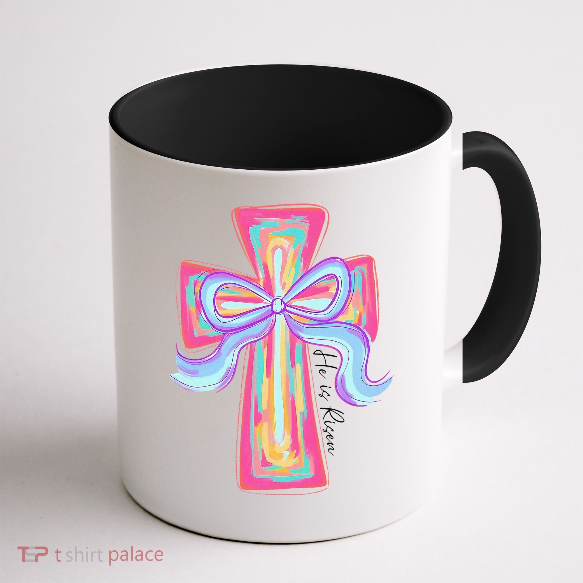 He Is Risen Jesus Christian Happy Easter Women Coffee Mug