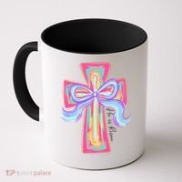 He Is Risen Jesus Christian Happy Easter Women Coffee Mug thumb 0