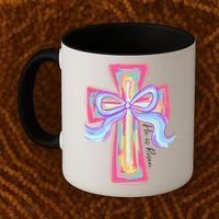 He Is Risen Jesus Christian Happy Easter Women Coffee Mug thumb 2