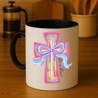 He Is Risen Jesus Christian Happy Easter Women Coffee Mug thumb 4
