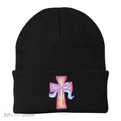 He Is Risen Jesus Christian Happy Easter Women Beanie