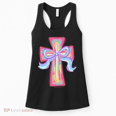 He Is Risen Jesus Christian Happy Easter Women Women's Tank Top